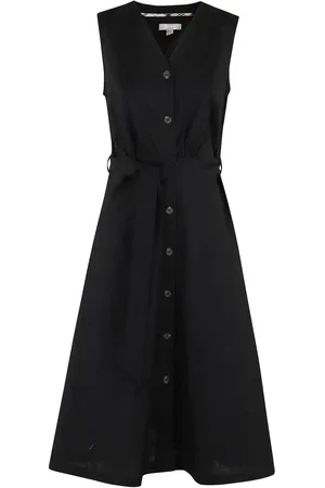 Barbour Vestido camisero sin mangas