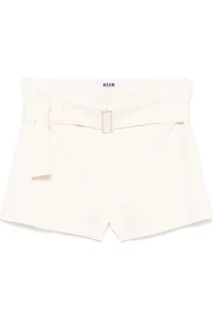 Msgm Shorts con cinturón
