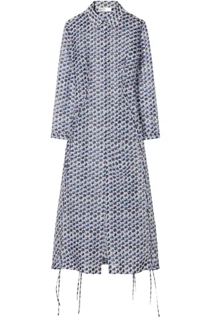 Tory Burch Vestido camisero de organza