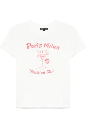 Maje Playera con estampado gráfico