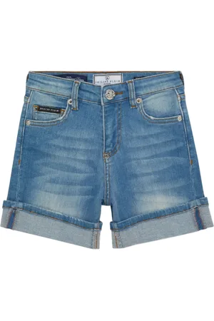 Philipp Plein Shorts con parche del logo