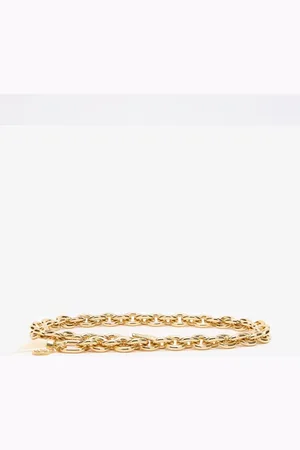 Roberto Cavalli Pulsera de cadena dorada
