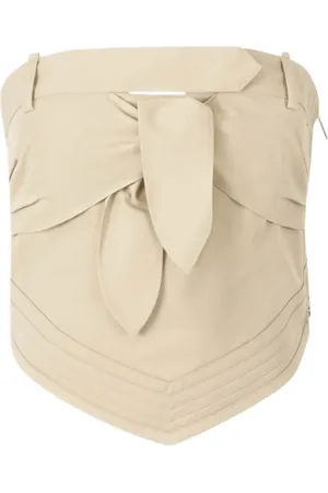 OFF-WHITE Top de mezclilla