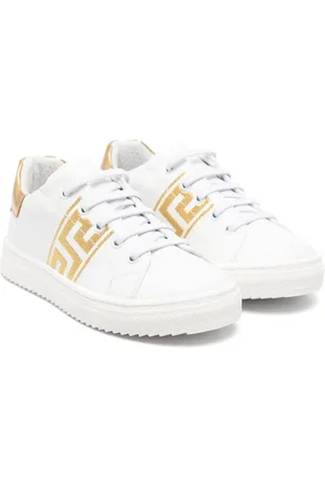 VERSACE Tenis con bordado Greca
