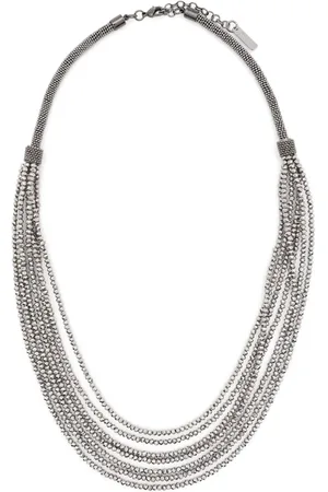 PESERICO SIGN Collar de cadena con detalles de cristal