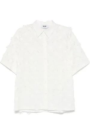 Msgm Camisa con apliques