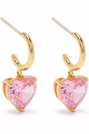 Kate Spade Aretes My Love con detalles de cristales
