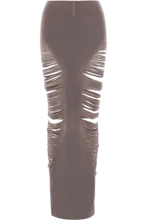 Rick Owens Falda midi Pillar