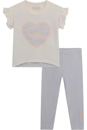 Guess Set de pantalones con logo estampado