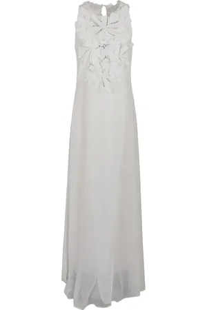 FORTE FORTE Vestido largo con bordado floral