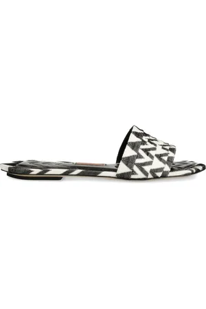 Missoni Flip flops con estampado en zigzag