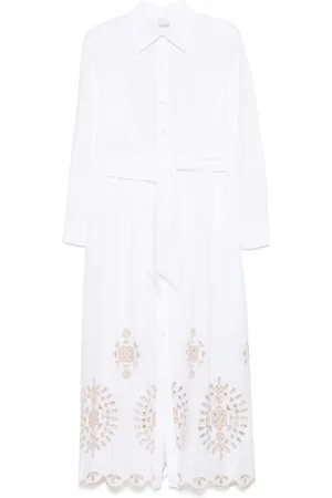 ELEVENTY Vestido midi bordado