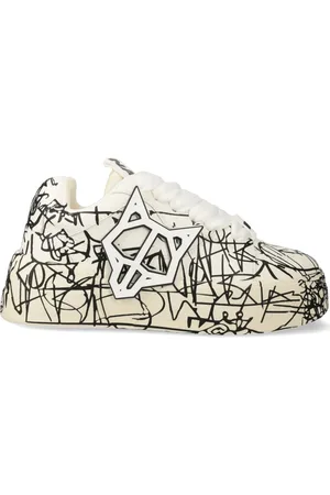 Naked Wolfe Tenis con estampado gráfico