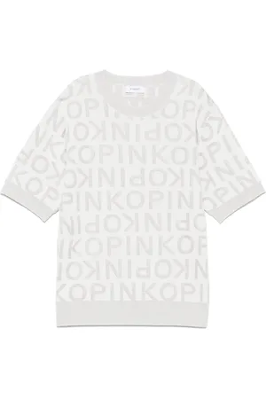 Pinko Playera con logo en jacquard