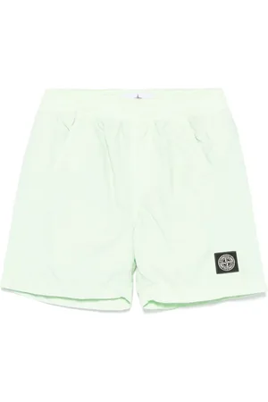 Stone Island Shorts de playa con parche del logo