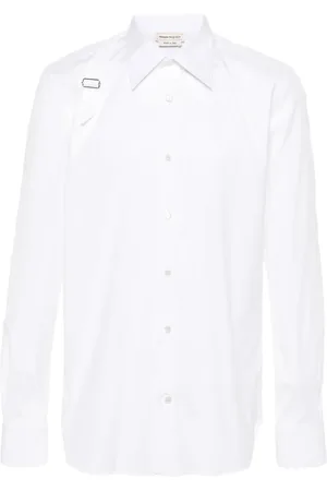Alexander McQueen Camisa con detalle estilo arnés