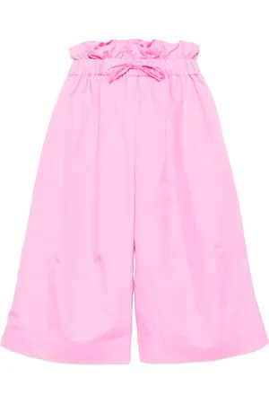 Simone Rocha Pantalones capri con volantes en la pretina