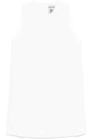 SEMICOUTURE Vestido corto de lino