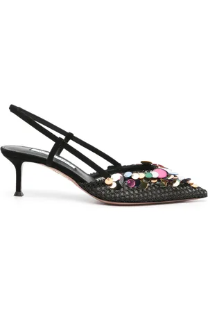 Aquazzura Zapatillas Can Can con tacón de 50mm