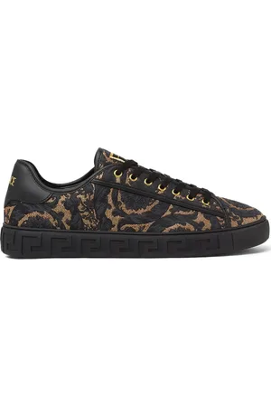 VERSACE Tenis Greca con motivo Barocco en jacquard