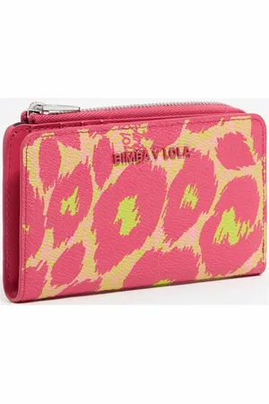 Bimba y Lola Cartera con estampado de leopardo y cierre