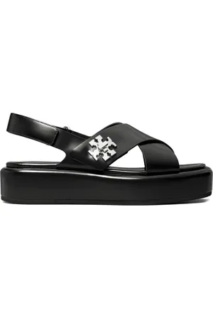 Tory Burch Sandalias T-Lock con plataforma de 40mm
