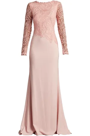 Tadashi Shoji Vestido de fiesta manga larga