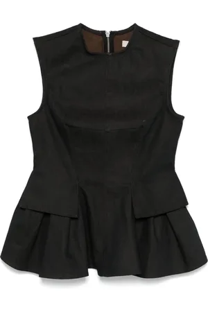 REMAIN Top de mezclilla con peplum