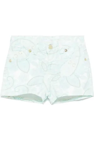 MISS GRANT Shorts con estampado de cachemira