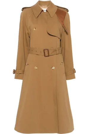 Chloé Gabardina con doble botonadura
