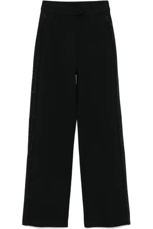 Emporio Armani Pantalones con detalles de strass