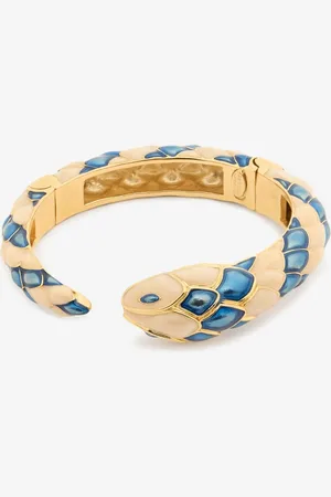 Roberto Cavalli Brazalete con forma de serpiente