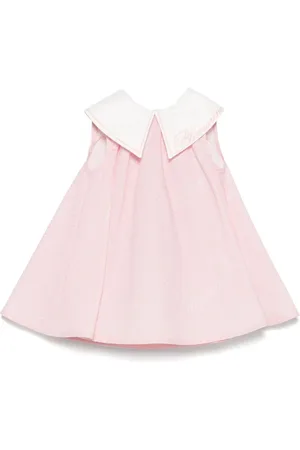MISS BLUMARINE Vestido camisero con rayas estampadas