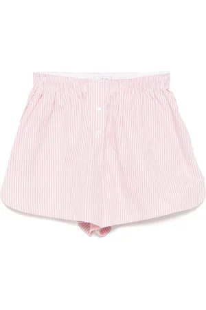 Lacoste Bermudas de popelina con rayas estampadas