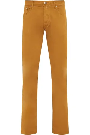 Jacob Cohen Pantalones slim de color mostaza