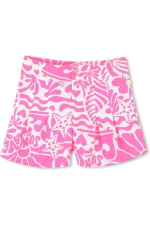 Billieblush Shorts con estampado de coral