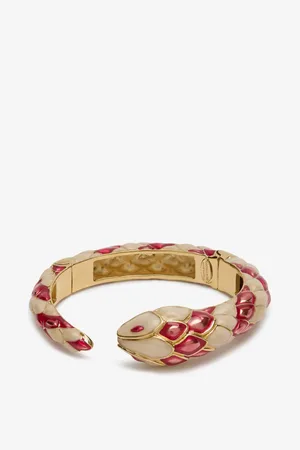 Roberto Cavalli Brazalete con diseño de serpiente