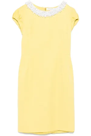 Dior Vestido midi con detalle de mostacillas 2009