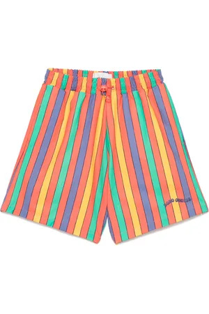 Bobo Choses Shorts de playa con rayas estampadas