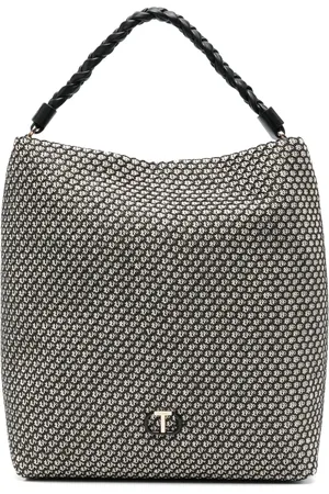 Twin-Set Tote con efecto de malla