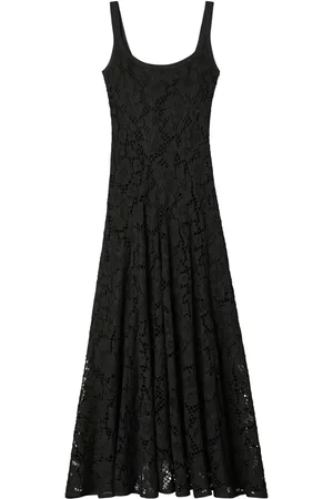 Tory Burch Vestido midi con encaje floral