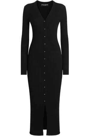 Dolce & Gabbana Vestido tejido de canalé