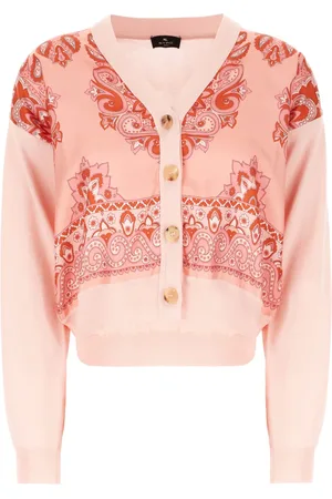 Etro Cárdigan con panel de cachemira