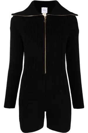 Patou Jumpsuit de canalé con manga larga