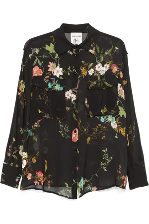 SEMICOUTURE Camisa con estampado floral