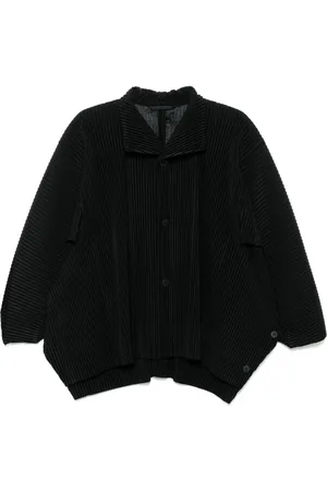 Issey Miyake Chamarra Kite con pliegues