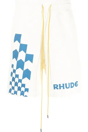 Rhude Shorts Terry deportivos con logo estampado