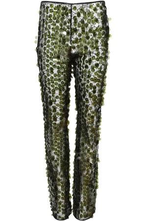 COPERNI Pantalones acampanados con detalles de lentejuelas