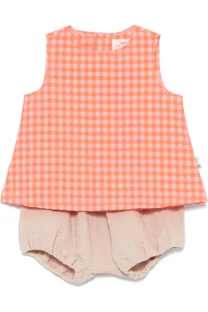 TEDDY & MINOU Set de shorts con cuadros estampados