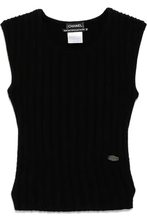CHANEL Top sin mangas 1999
